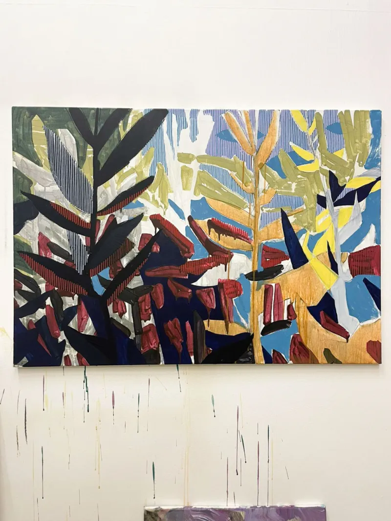 Fragment - akryl - 100x70 cm