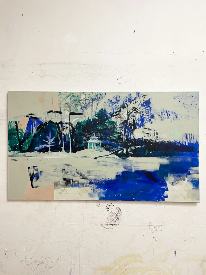 Bez názvu - akryl - 130x80 cm