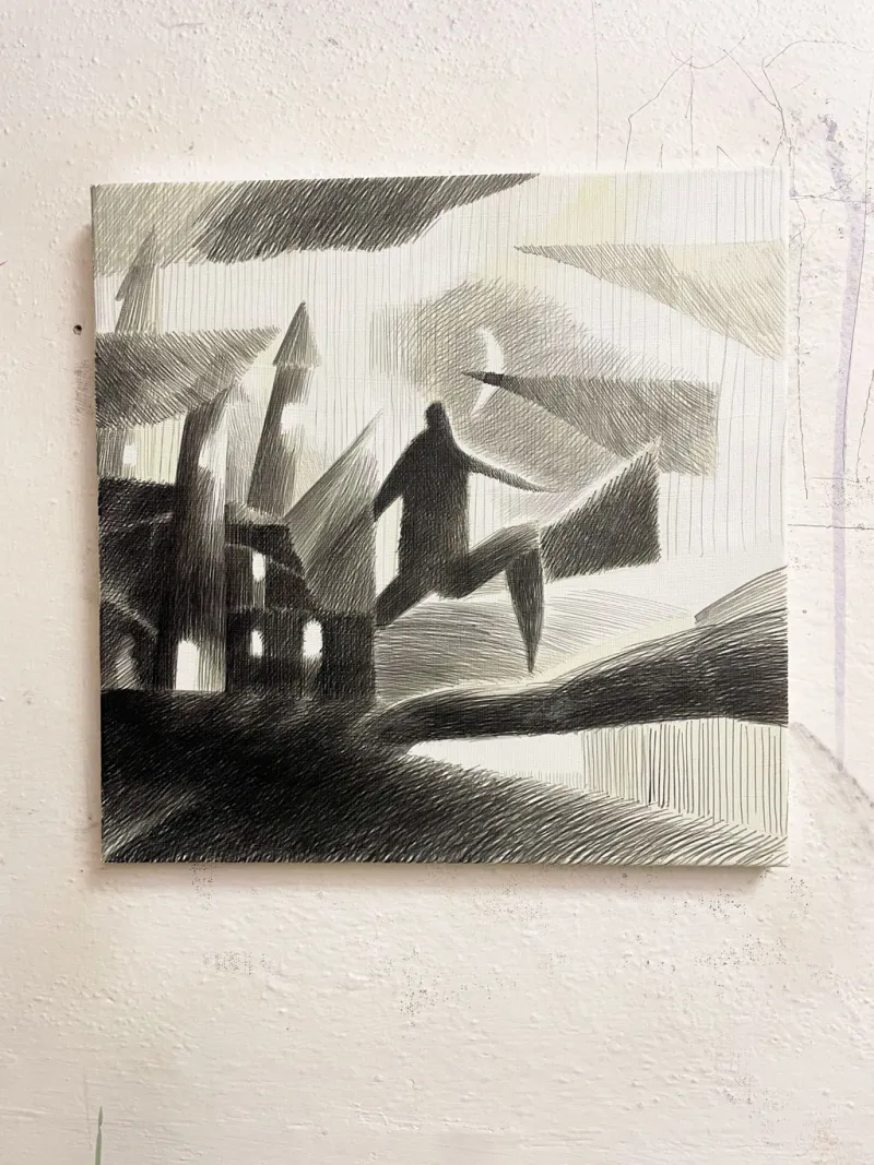 Bez názvu - akryl - 40x40 cm