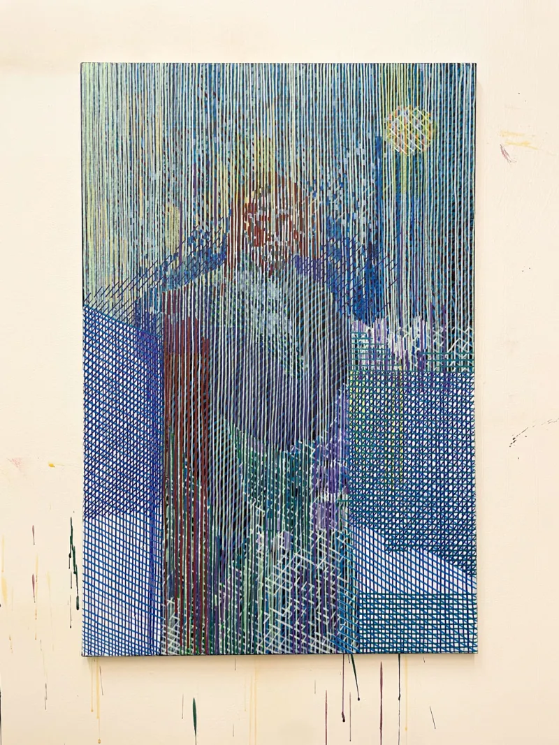 Pod světlem - akryl - 90x70 cm